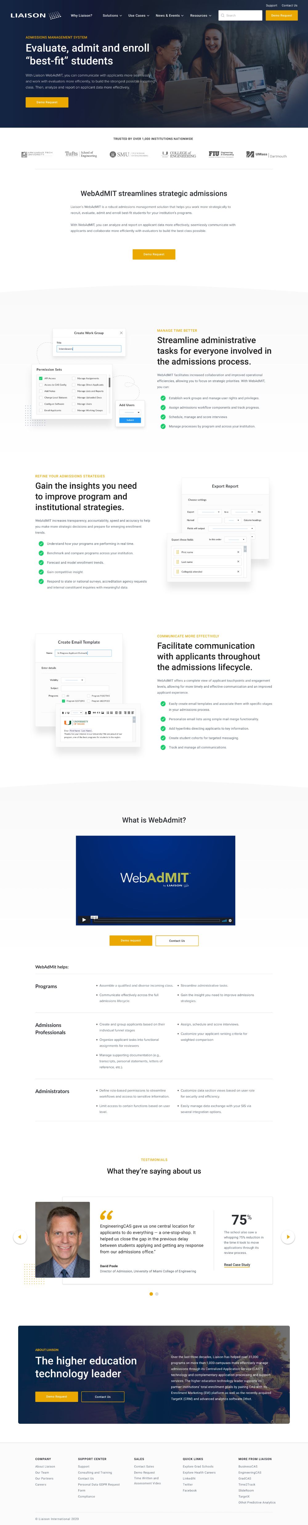 Admissions Management