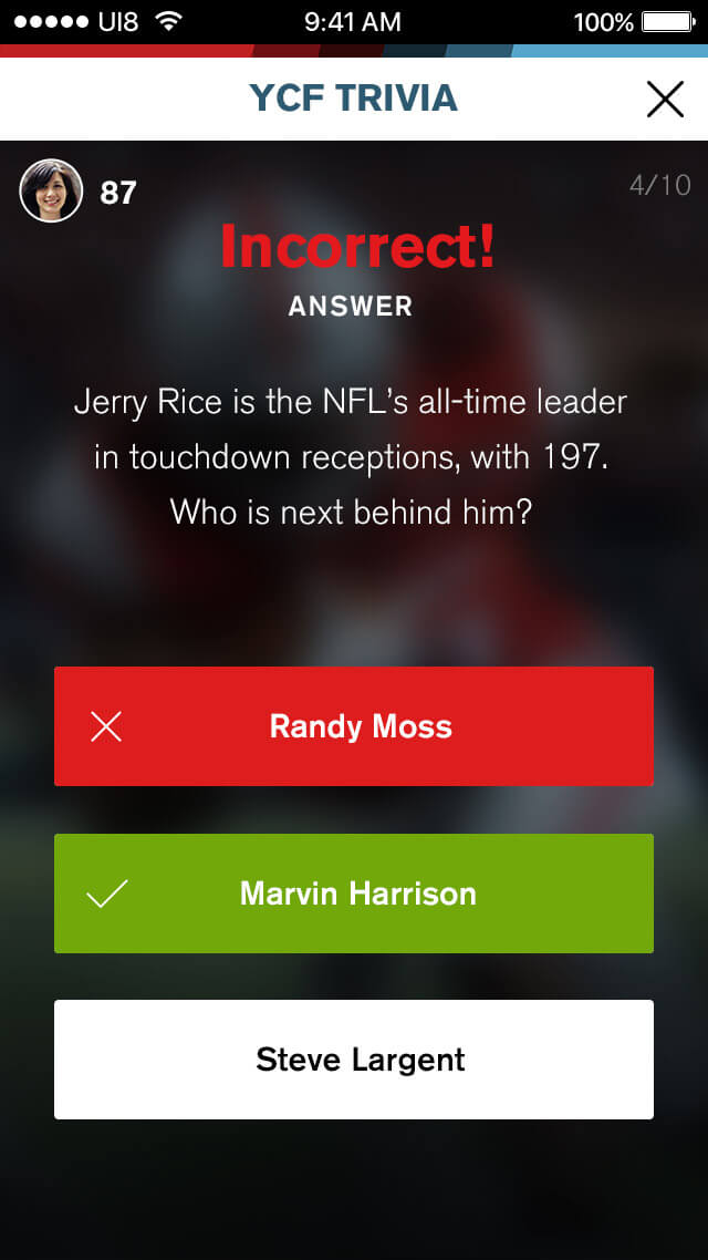 Trivia Reveal Answer